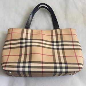 Burberry Nova check small tote